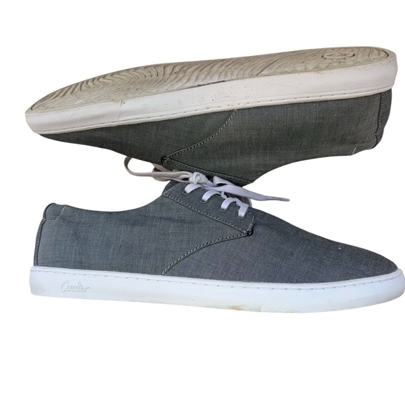 Cuater by Travis Mathew Shoes Mens Size 13 Kruzers Sneakers Canvas Gray - Picture 5 of 8